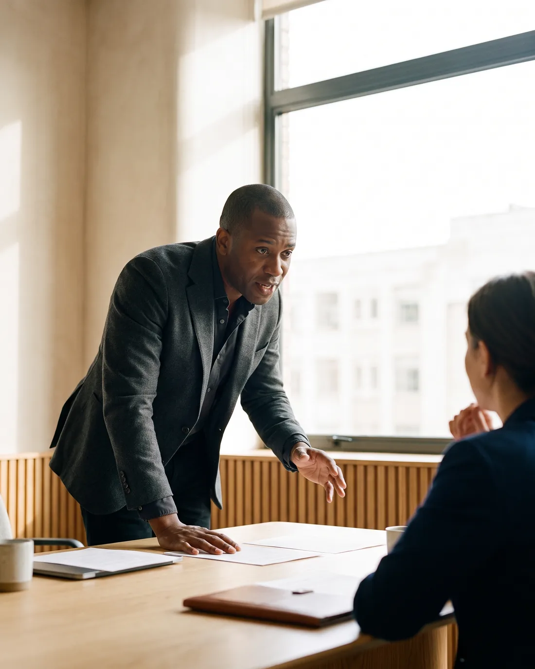 A fractional CFO at work in a Charlotte business setting
