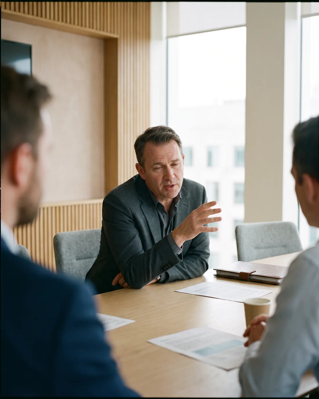 A fractional CRO at work in a Charlotte business setting